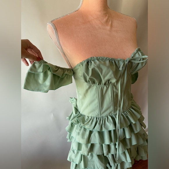 Dolls Kill Sugar Thrillz Exchanging Love Letters Mini Dress - Picture 8 of 11